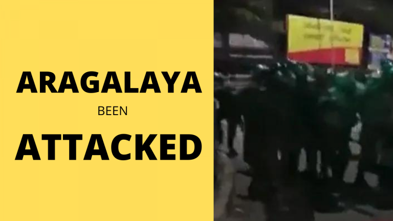 Aragalaya has been attacked