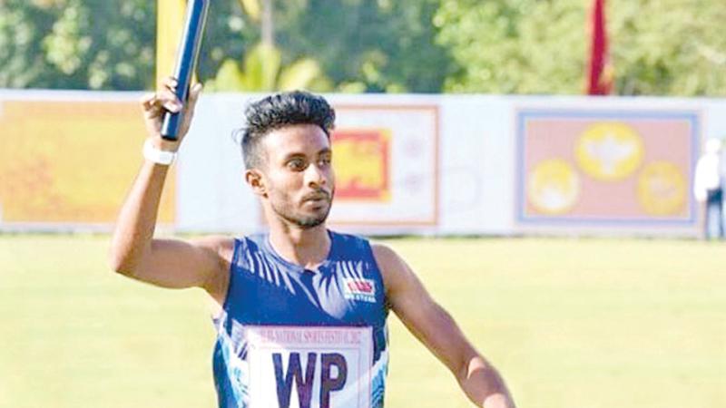 A Gold Medal For Kalinga Kumarage In Mens 400m In India Buzzer