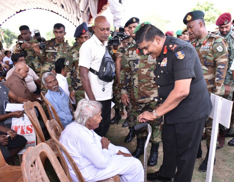 Multi-Disciplinary Medical Clinic Held for Differently-Abled, Retired Veterans, and Families of Fallen War Heroes at Ampara