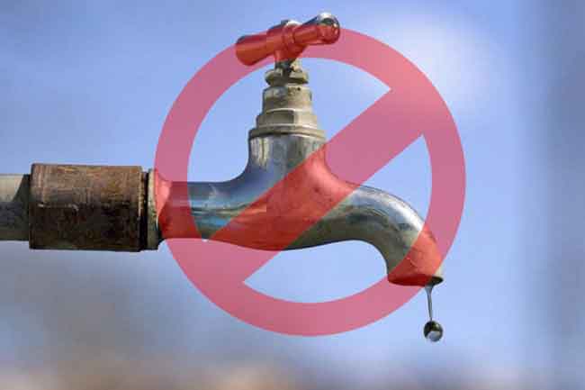 12-hour water cut announced for Colombo and surrounding areas tomorrow