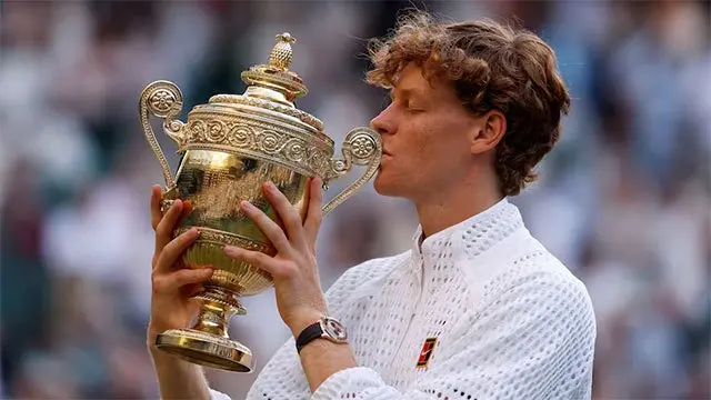 Sinner fends off Zverev in power battle to retain Wimbledon crown